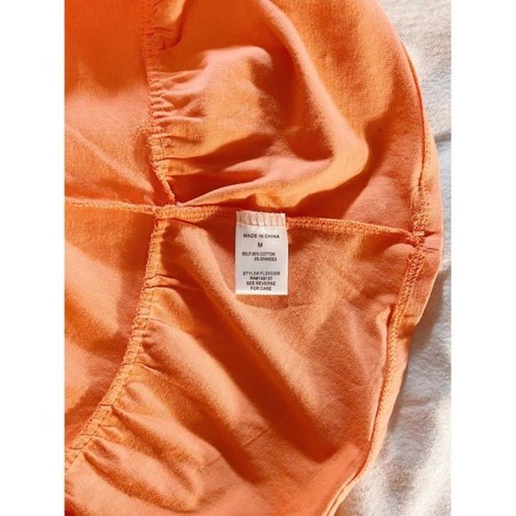 Favlux Fashion Women's Dark Orange Peach Mini Dress Sleeveless Open Back‎ Size M - Picture 5 of 8